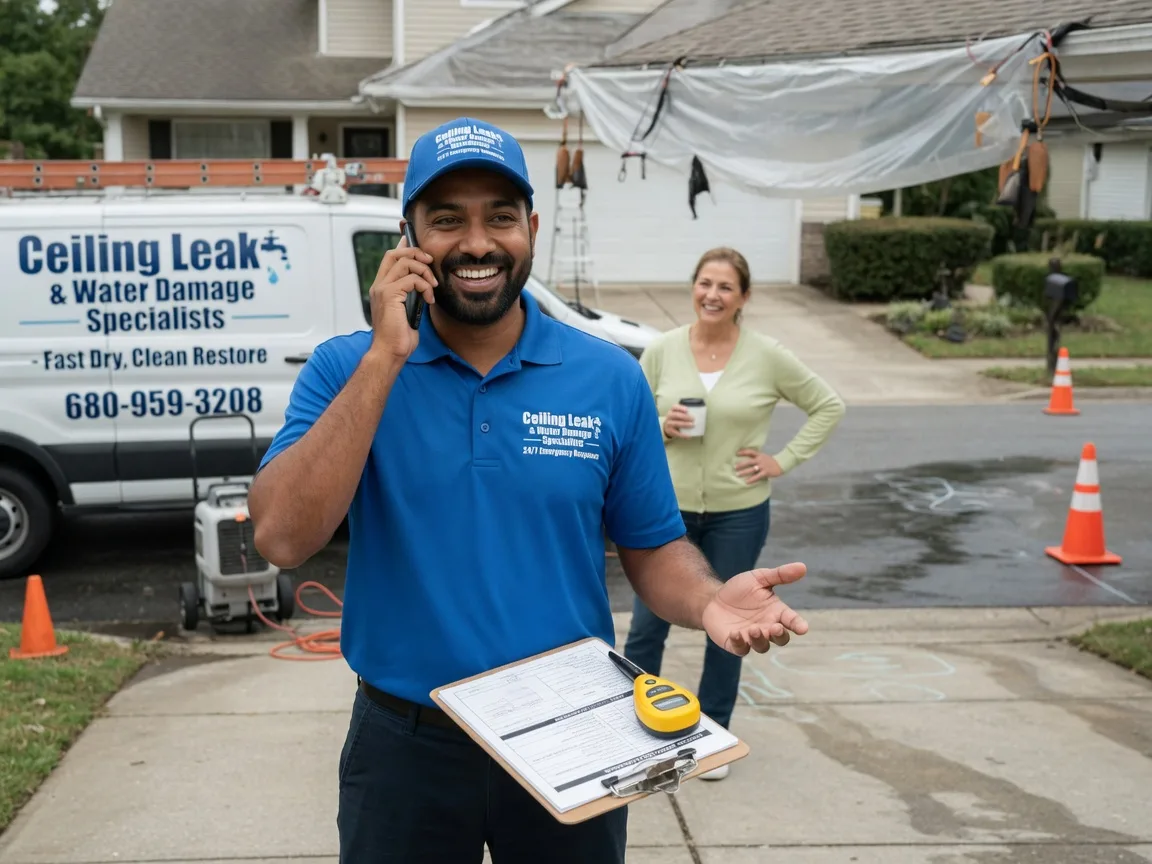 Ceiling Leak Cleanup New Galilee, PA FAQs